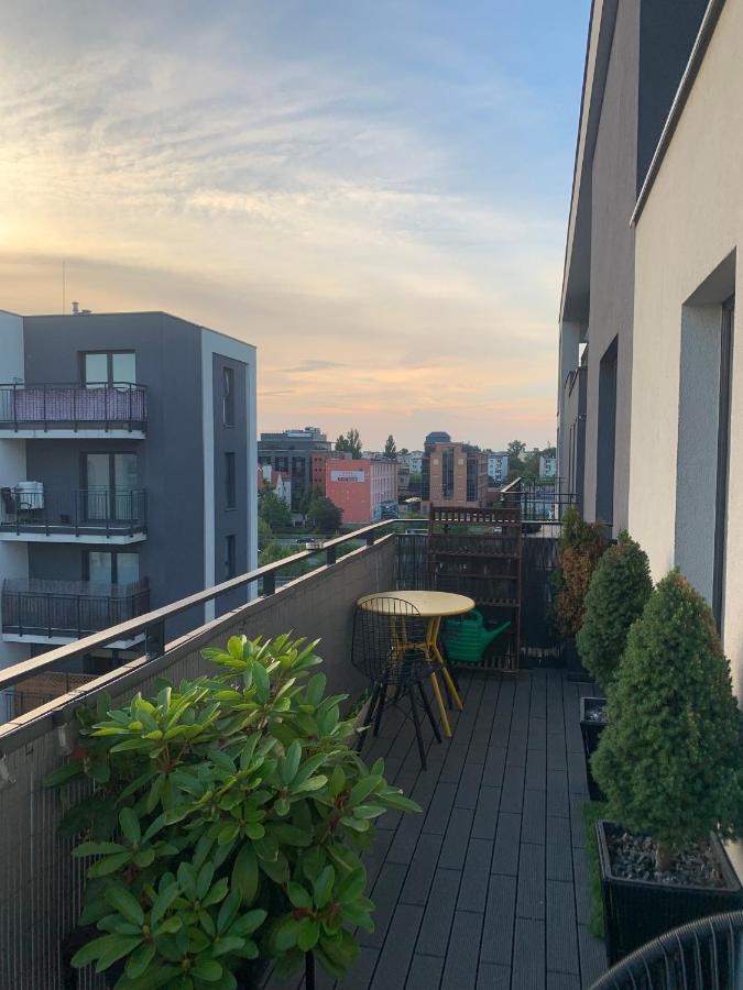Ekskluzywny Penthouse Z Ogrodem W Centrum Lodzi 外观 照片